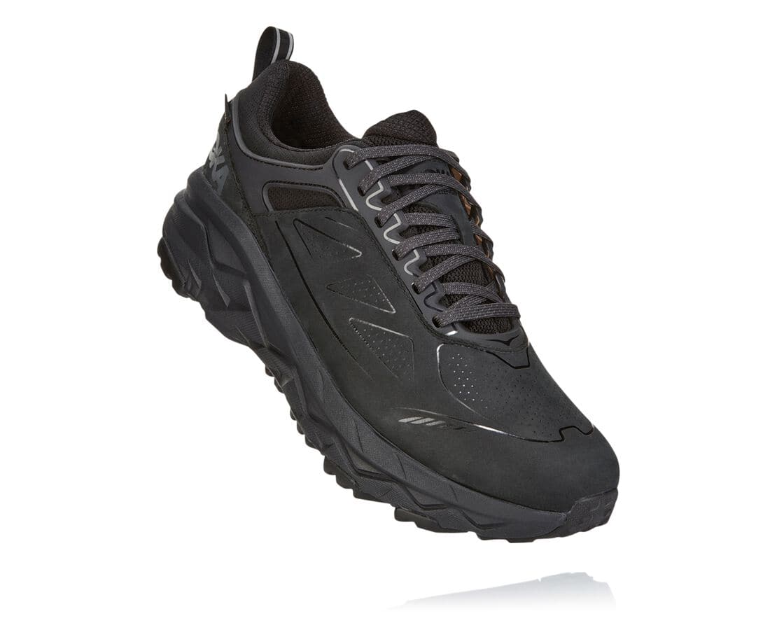 Hoka One One Challenger Low Gore-Tex Philippines - Mens Hiking Boots - Black | WY4281537